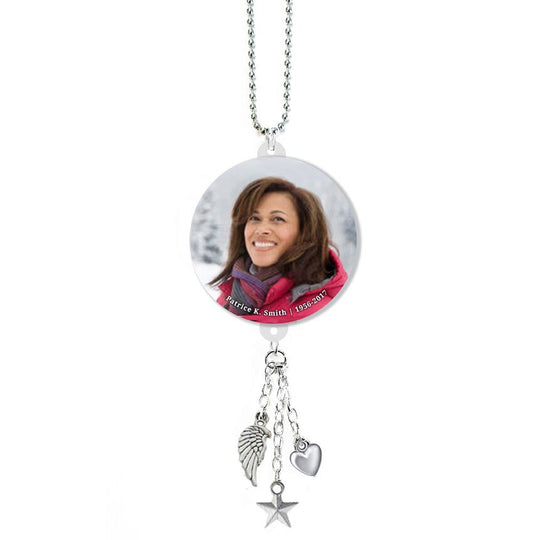 Circle In Loving Memory Memorial Car Charm - The Funeral Program Site