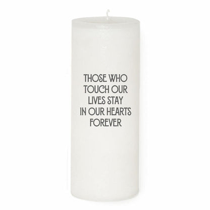 Cross Dove Personalized Wax Memorial Candle - The Funeral Program Site