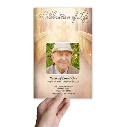 Crossing Funeral Program Template - The Funeral Program Site