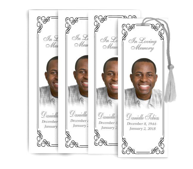 Dallas Memorial Bookmark Done For You Design & Print (Pack of 50) - The Funeral Program Site