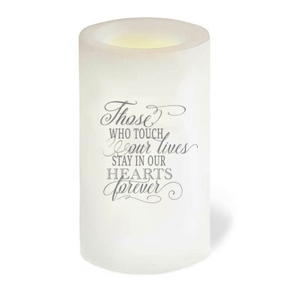 Dandy Personalized Flameless LED Memorial Candle - The Funeral Program Site