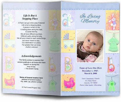 Darling Funeral Program Template - The Funeral Program Site