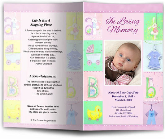 Darling Funeral Program Template - The Funeral Program Site