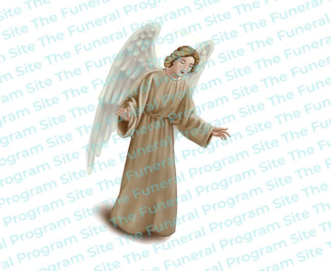 Delilah Angel Funeral Clip Art - The Funeral Program Site