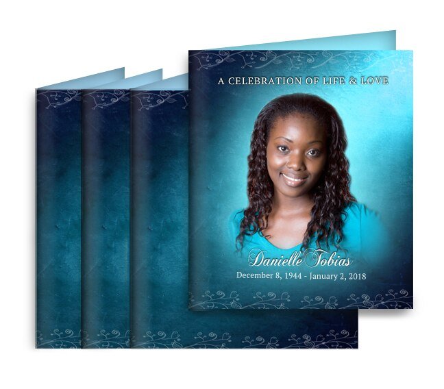 Devotion Memorial Cards Done For You Design & Print (Pack of 50) - The Funeral Program Site