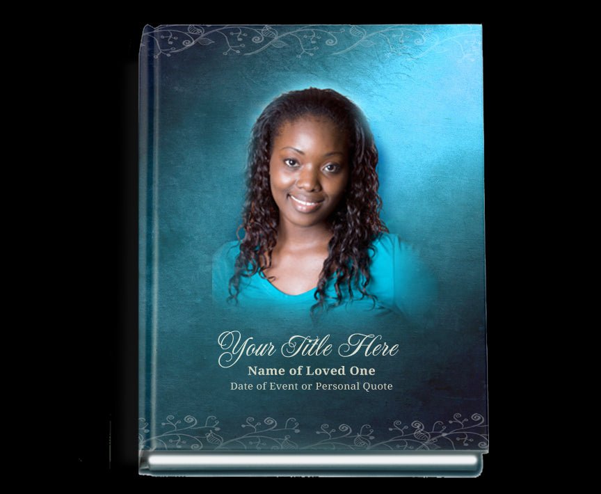 Devotion Perfect Bind Memorial Funeral Guest Book - The Funeral Program Site