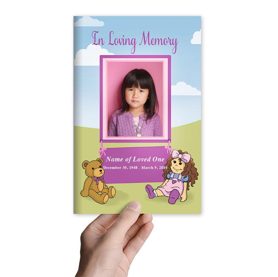 Doll Funeral Program Template - The Funeral Program Site