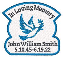 Dove Branch In Loving Memory Of Patch - The Funeral Program Site