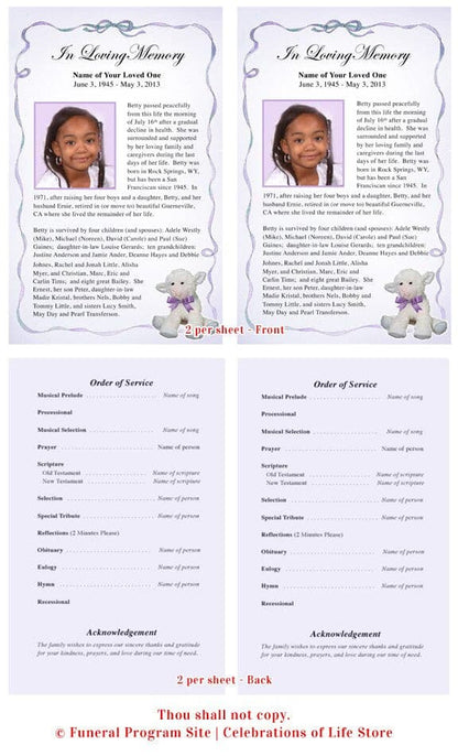 Dreamstime Funeral Flyer Template - The Funeral Program Site