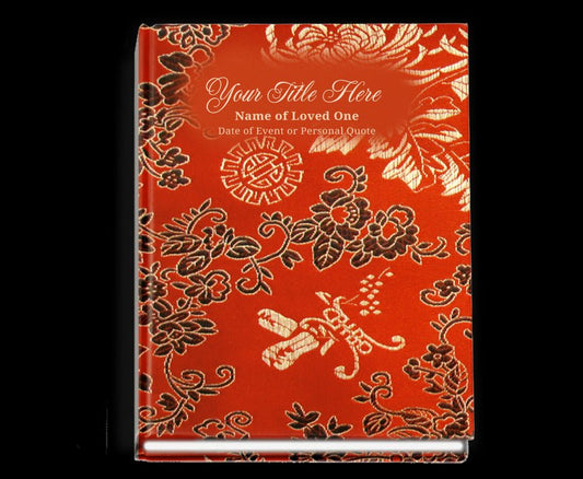 Dynasty Perfect Bind Memorial Funeral Guest Book - The Funeral Program Site