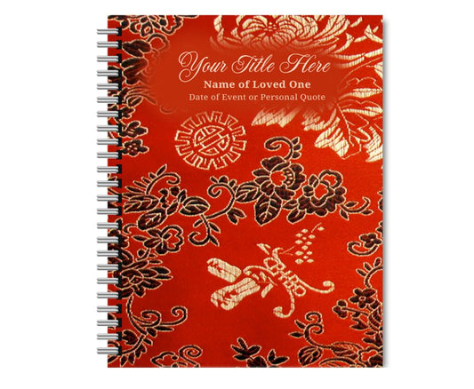 Dynasty Spiral Wire Bind Memorial Funeral Guest Book - The Funeral Program Site