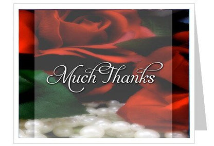 Elegance Thank You Card Template - The Funeral Program Site