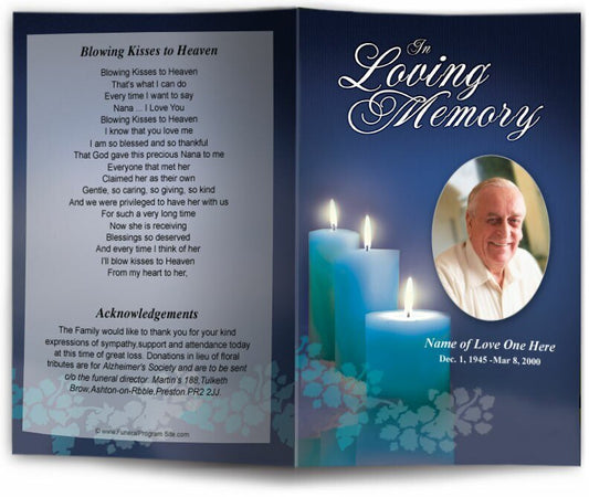 Enlighten Funeral Program Template - The Funeral Program Site