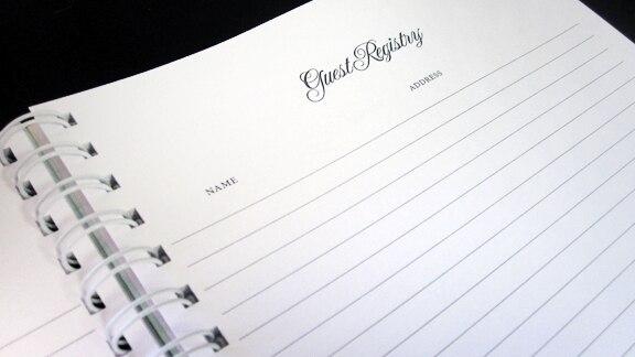 Enlighten Spiral Wire Bind Memorial Funeral Guest Book - The Funeral Program Site