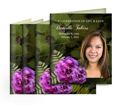 Essence Memorial Cards Done For You Design & Print (Pack of 50) - The Funeral Program Site