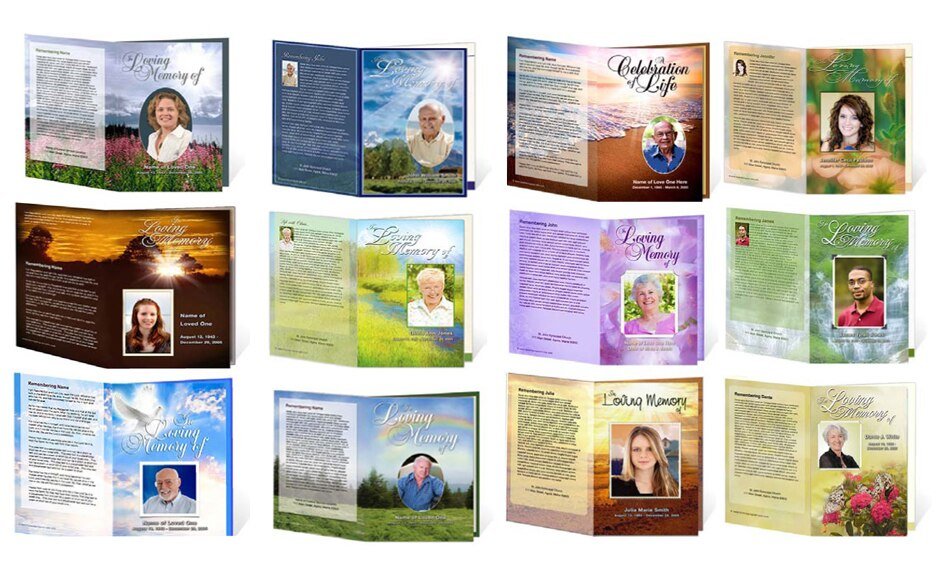 Essentials Funeral Program Software Package - The Funeral Program Site