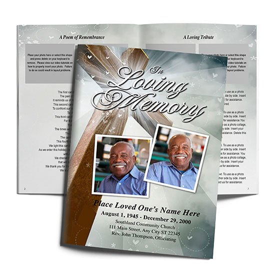 Eternal Funeral Booklet Template - The Funeral Program Site