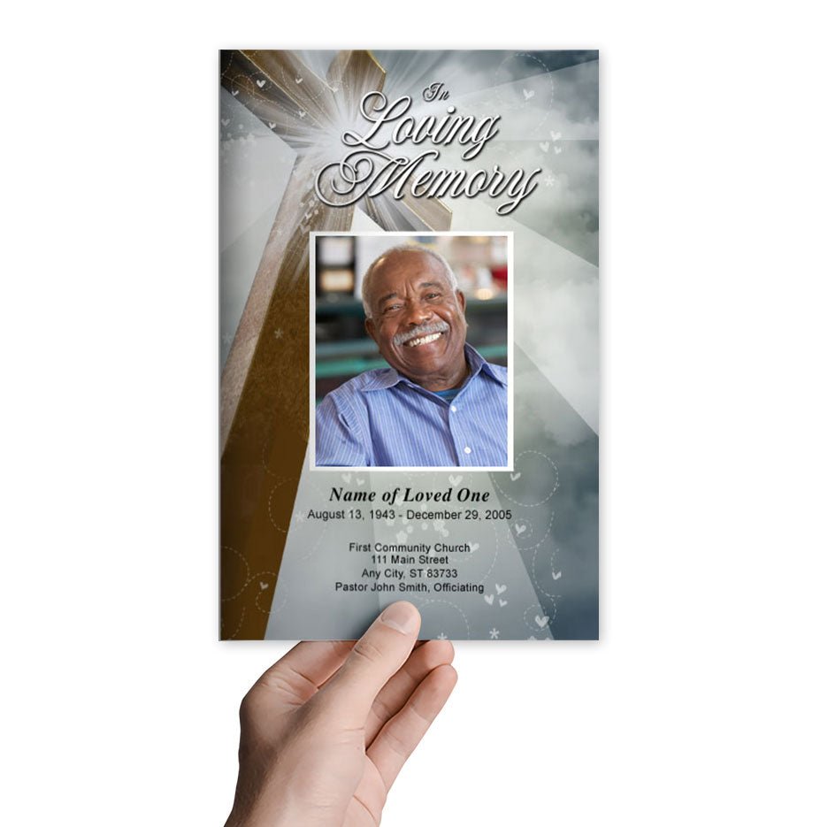 Eternal Funeral Program Template - The Funeral Program Site