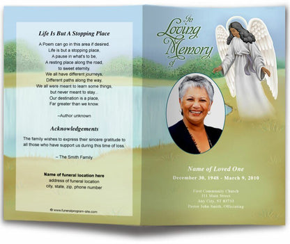 Eve Funeral Program Template - The Funeral Program Site