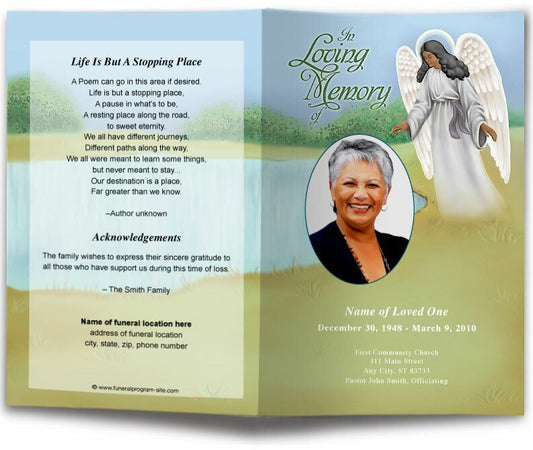 Eve Funeral Program Template - The Funeral Program Site