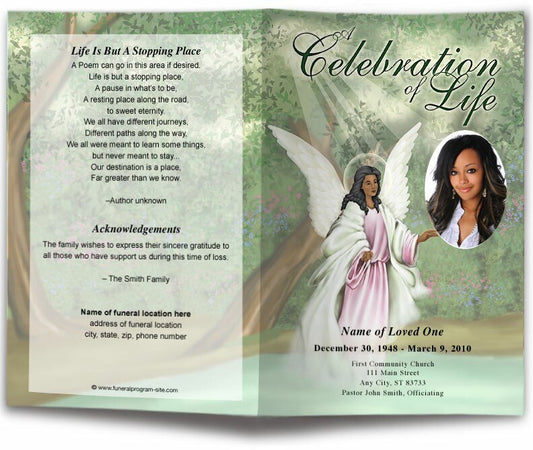 Faith Funeral Program Template - The Funeral Program Site