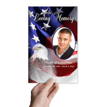 Freedom Funeral Program Template - The Funeral Program Site