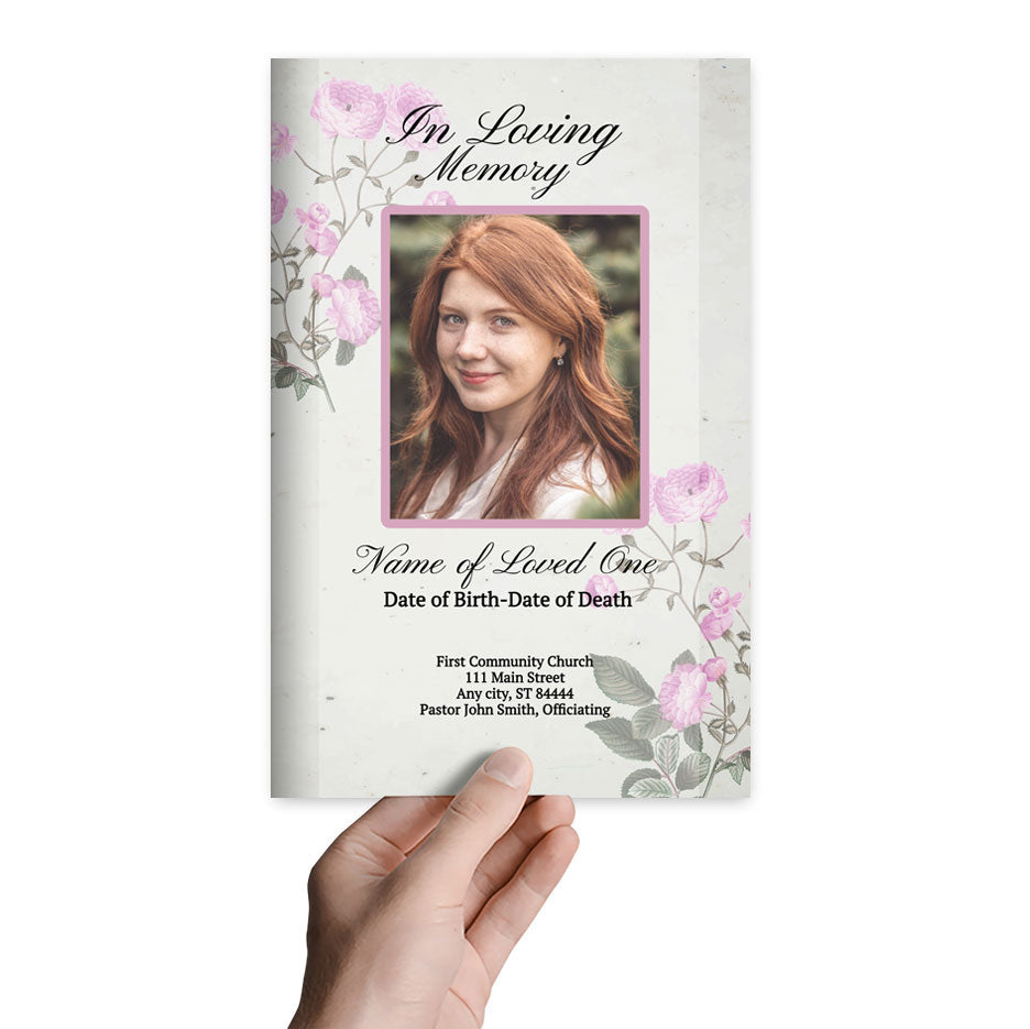 Delilah Funeral Program Template (Easy Online Editor) – The Funeral ...