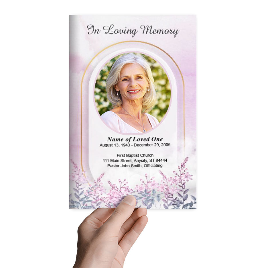 Archway Funeral Program Template – The Funeral Program Site