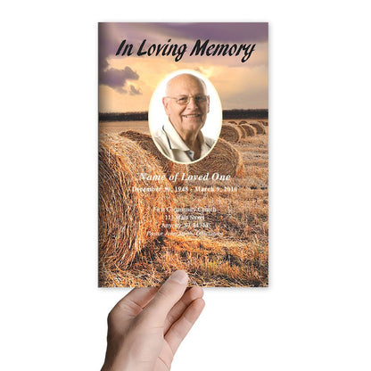 Fruition Funeral Program Template - The Funeral Program Site