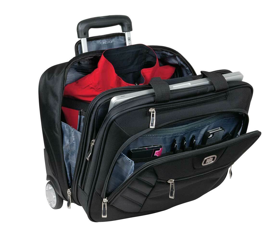 Funeral Director OGIO® Lucin Wheeled Briefcase - The Funeral Program Site