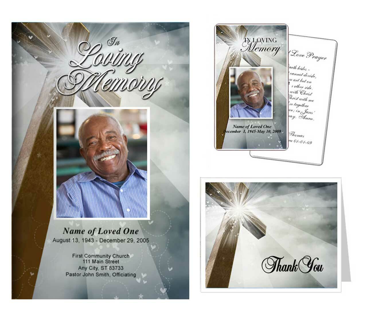 Funeral Stationery Template Bundle - Eternal - The Funeral Program Site