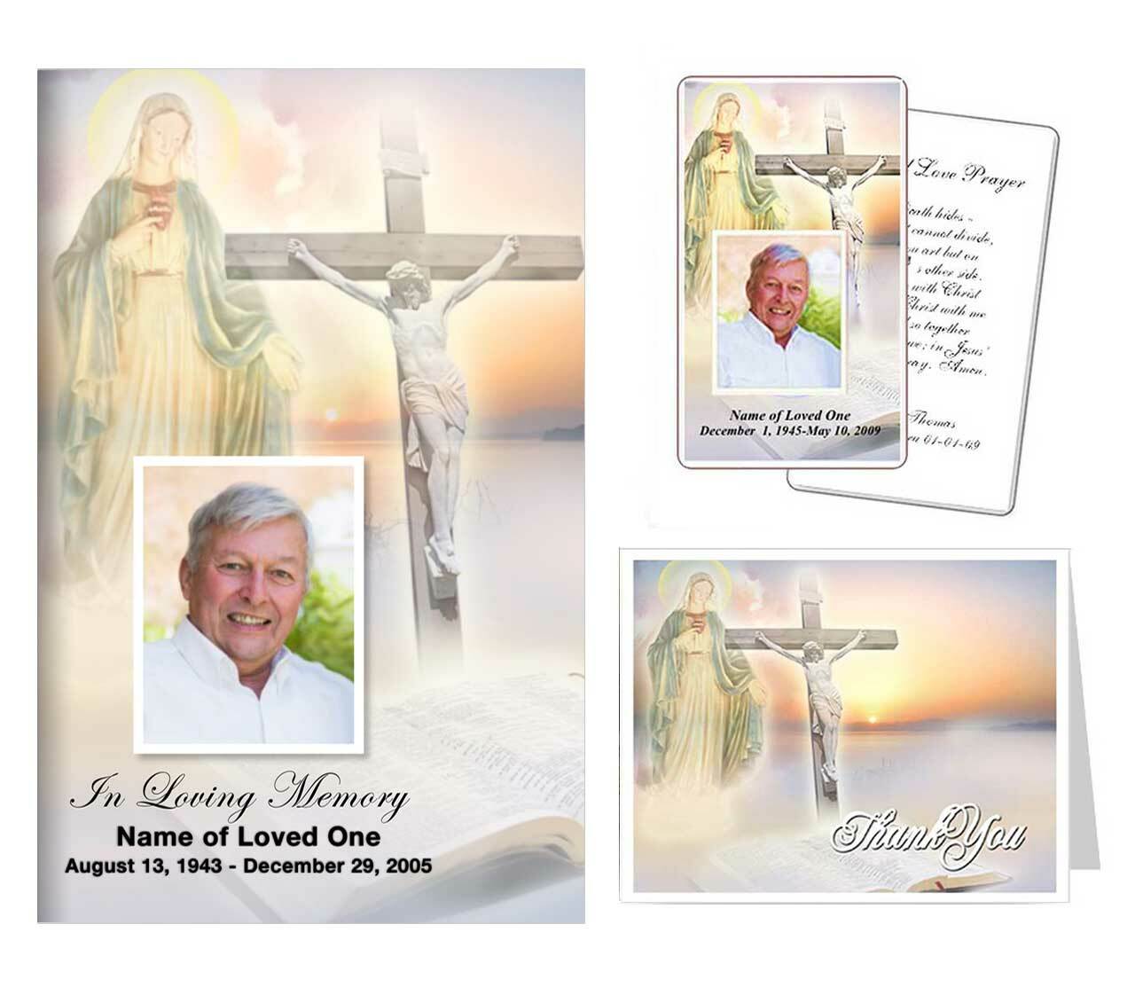 Funeral Stationery Template Bundle - Vision - The Funeral Program Site