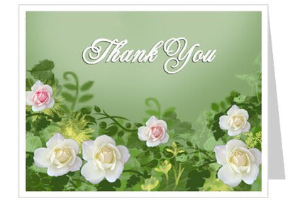 Garden Thank You Card Template - The Funeral Program Site