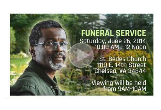 Gardener Social Media Funeral Service Announcement Video 1080p - The Funeral Program Site