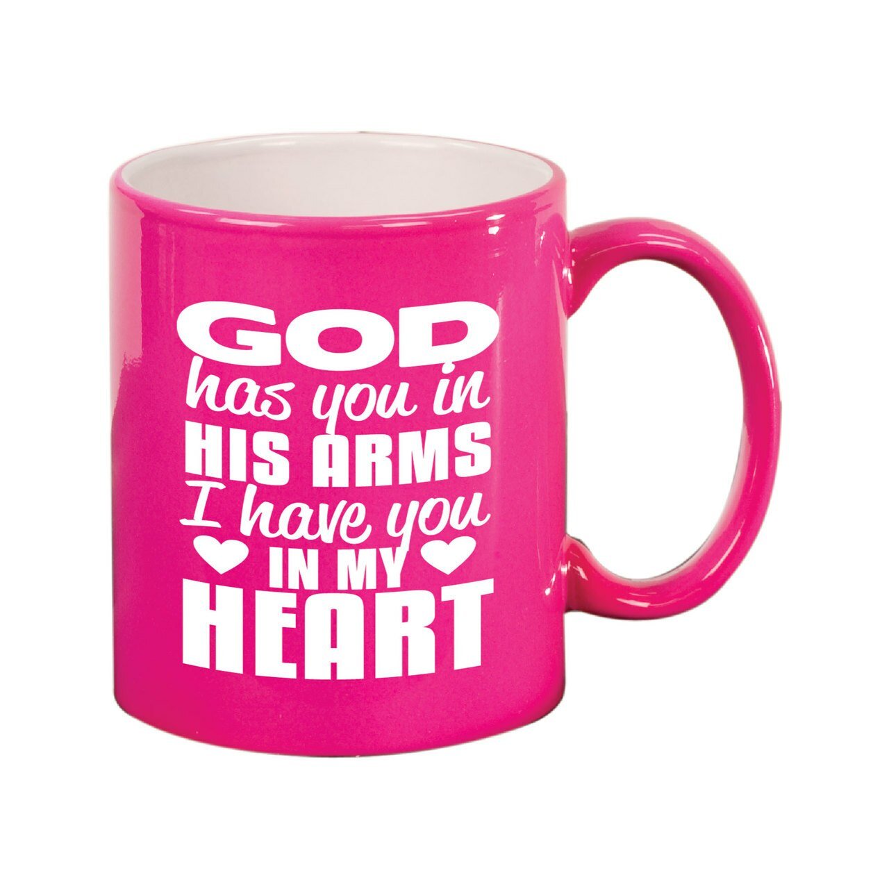 God Has You In His Arms In Loving Memory Ceramic Mug - The Funeral Program Site