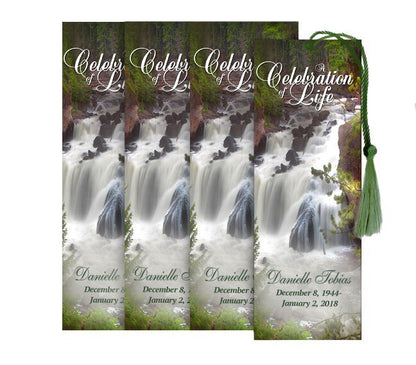 Graceful Memorial Bookmark Done For You Design & Print (Pack of 50) - The Funeral Program Site