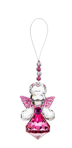 Guardian Angel of Remembrance Sparkling Acrylic Ornament - The Funeral Program Site