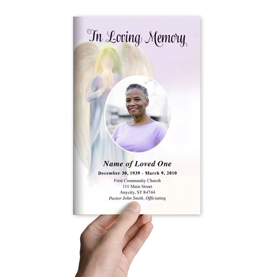 Halo Funeral Program Template - The Funeral Program Site