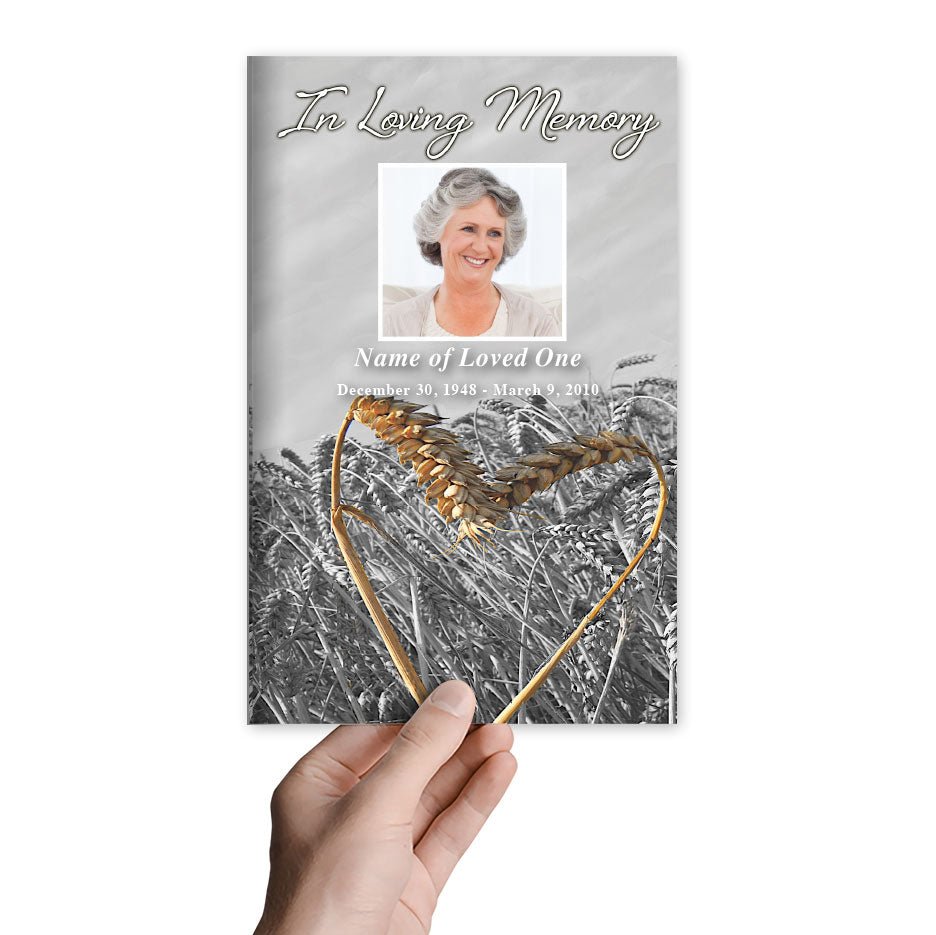 Heartland Funeral Program Template - The Funeral Program Site