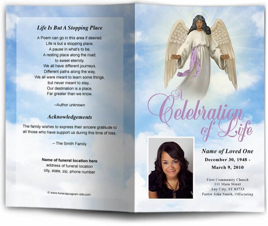 Holy Funeral Program Template - The Funeral Program Site