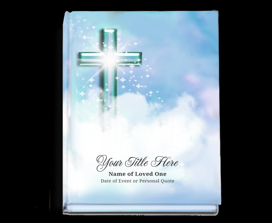 Adoration Perfect Bind Memorial Funeral Guest Book.