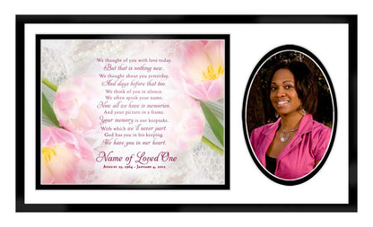 Pearls Memorial Frame Plaque Keepsake.