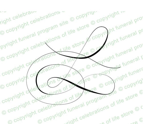 Monogram Letter L.