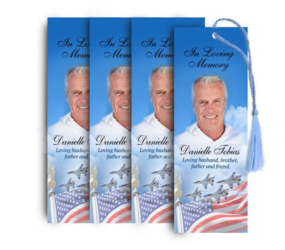 Air Force Memorial Bookmark Design & Print (Pack of 50).