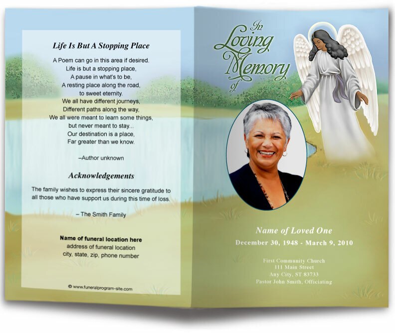 Eve Funeral Program Template | DIY Funeral Programs – The Funeral ...