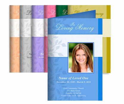 You Design, We Print Bifold Funeral Program (Pack of 50).