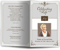 Celebrity Funeral Program Template | DIY Funeral Programs – The Funeral ...