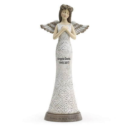 Always In Our Hearts In Loving Memory Angel Figurine.