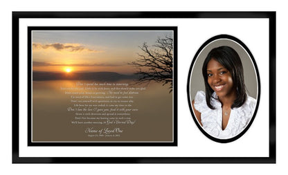 Kenya Memorial Frame Plaque Keepsake.