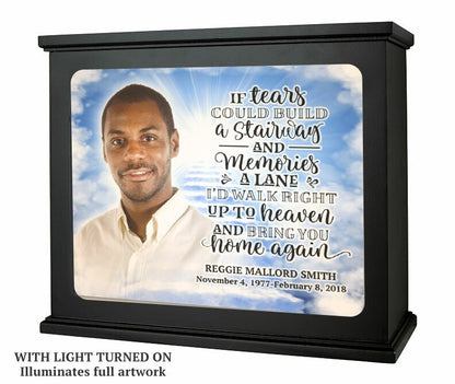 Stairway To Heaven Photo Light Box Memorial.